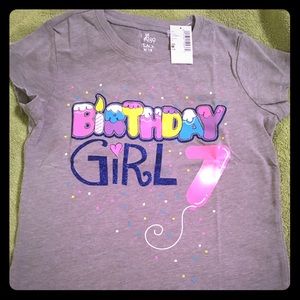 Birthday Girl (7) Children's Place shirt