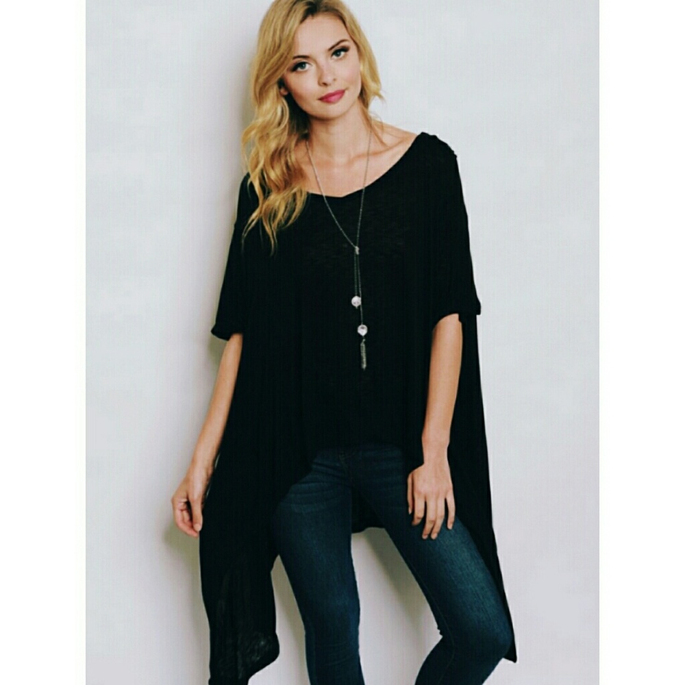 ⭐NEW! Slouchy Oversized Shark Bite Tunic