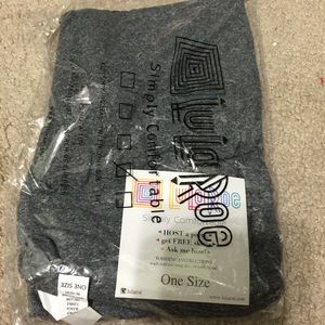 LuLaRoe grey heathered OS leggings