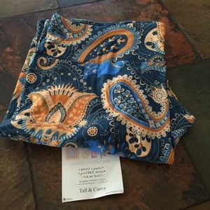 LuLaRoe paisley TC leggings