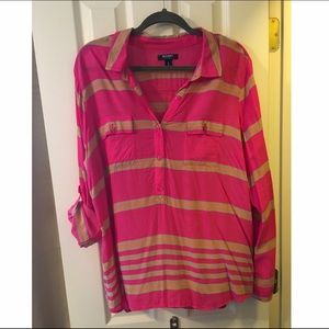 Light weight button up