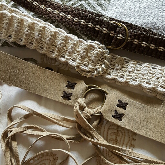 **SOLD** Vintage belt bundle (3)