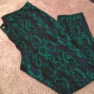 Sofia Vergara Snakeskin Print Pants