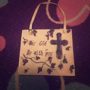 A May God be with you sign