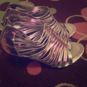 Beautiful silver heels