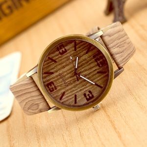Wooden styled watch