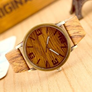 Wooden styled watch