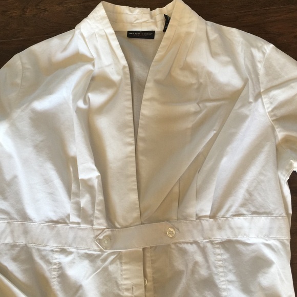 New York & Co white button down - Picture 3 of 3