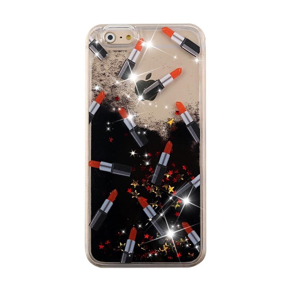LIPSTICK GLITTER IPHONE CASE - Picture 2 of 4