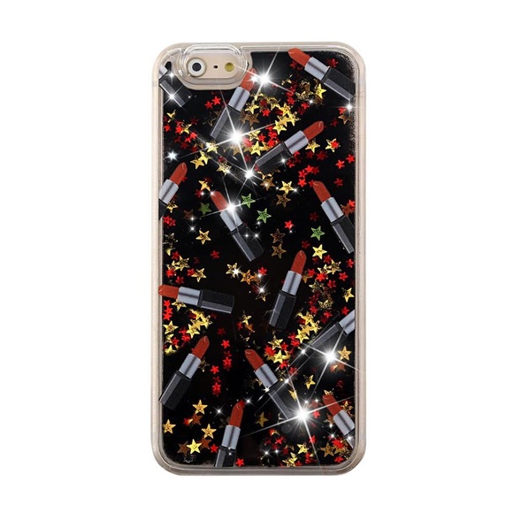 LIPSTICK GLITTER IPHONE CASE - Picture 3 of 4