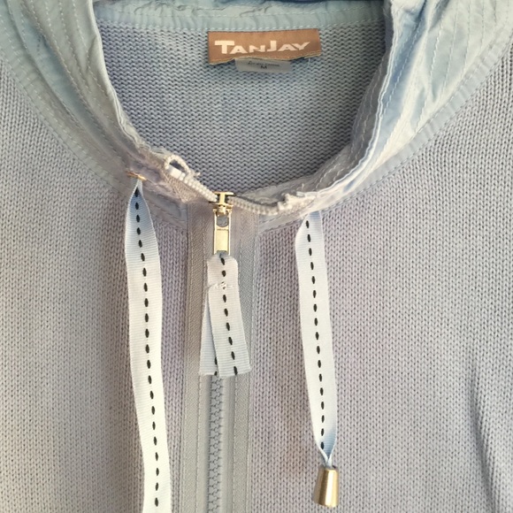 Light blue zip sweater - Picture 3 of 3