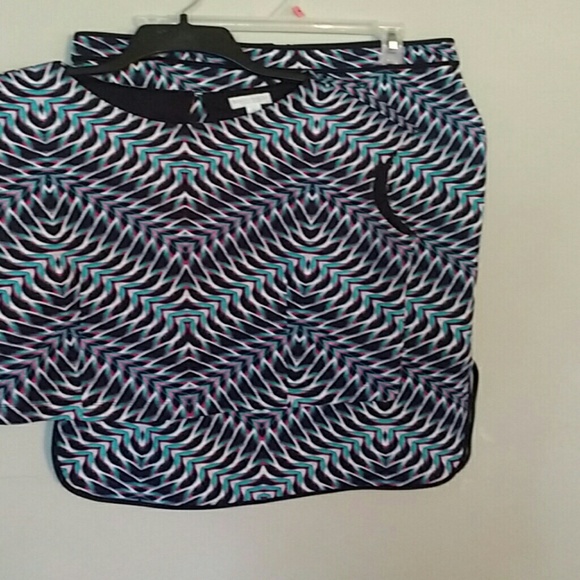 Brand new without tags 2 piece set top and skirt