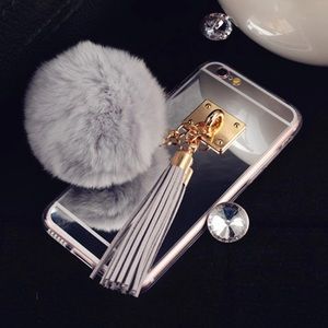 Fur Pom Pom case