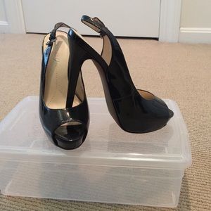 Sling back stilettos!