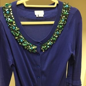Kate Spade crystal embellished sweater