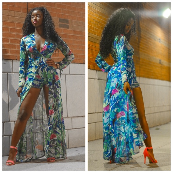 Romper w/ Maxi Skirt