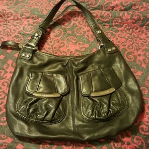 B. Makowsky leather slouchy purse
