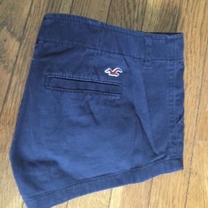 Hollister navy blue shorts