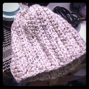 Japanese gray knit beanie