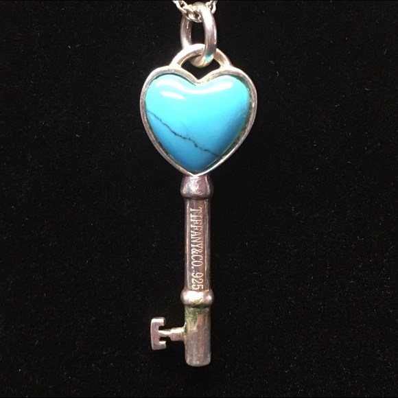 Tiffany Heart Key Necklace - Picture 2 of 4