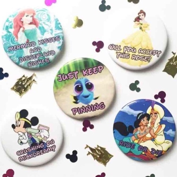 Disney Button Pins