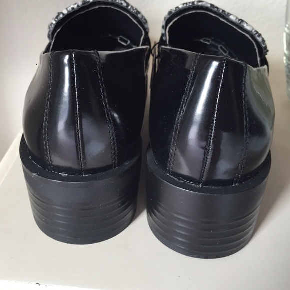 🎉🎉HP🎉🎉🎉Zara combined houndstooth moccasins - Picture 4 of 4