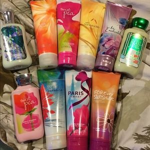 Bath and body lotions