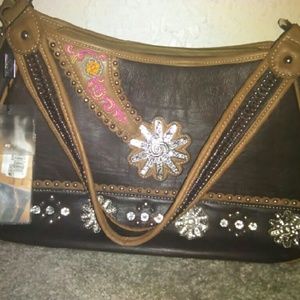 Ladie's Fashion Bling Purse