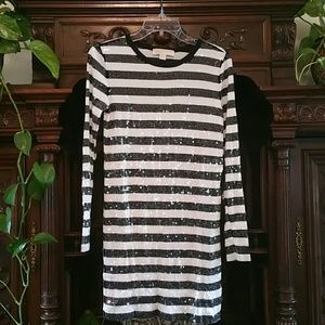 Michael Kors Sequin Shirt Dress