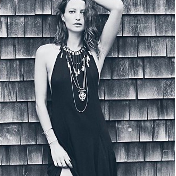 🙅SOLD🙅Free People Softly Apron Dress Charcoal