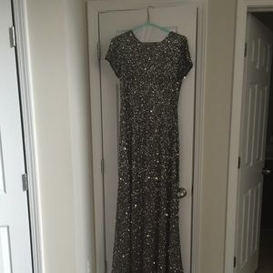 Adrianna Pappel beaded evening gown
