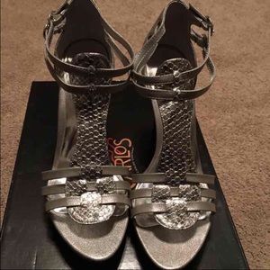Pewter sandal