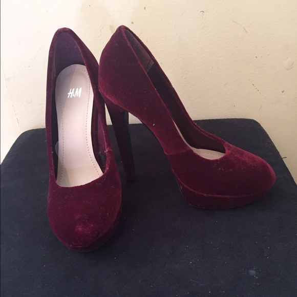 H&M Burgundy Shoes