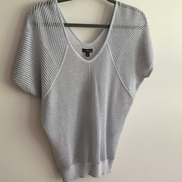 Express shimmer sweater size XS