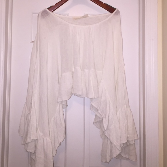 🙅Sold🙅 Jen's Pirate Booty White Kaftan Top