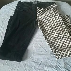 Size 7 Royal bones checkered jeans