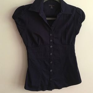 banana republic short sleeve button down 00P