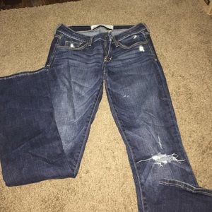 A & F boot cut jeans