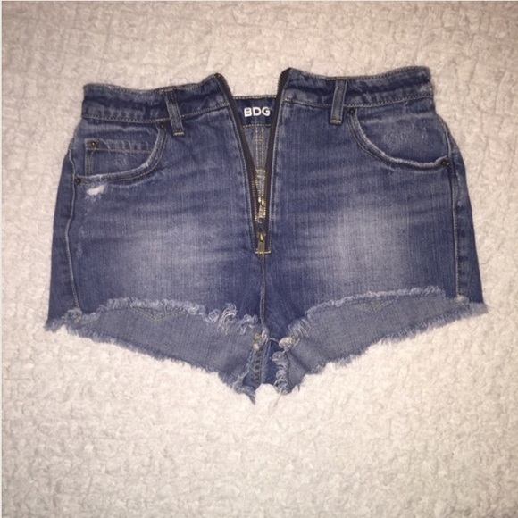 BDG High Waisted Denim Shorts