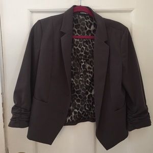 Dark Gray Express Blazer