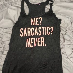 Racerback tank top- new without tags