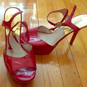 Michael Kors Red Pumps