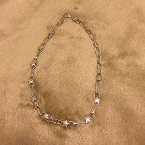Silver star necklace