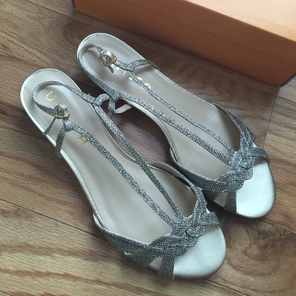 Sparkly Gold And Silver Sandals