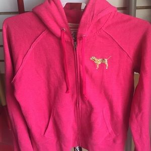 VS PINK rhinestone hoodie