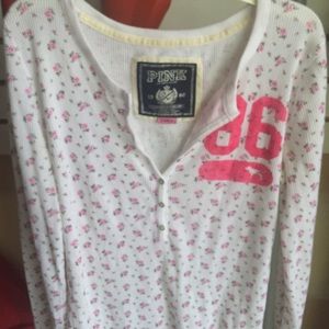 VS PINK long sleeve henley