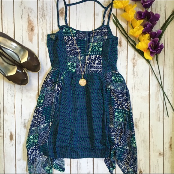 ❌Clearance❌Aztec Print Handkerchief Dress - Picture 5 of 8