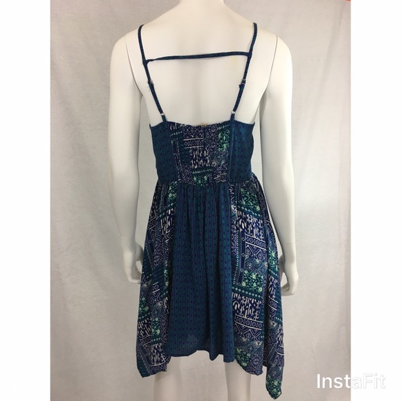 ❌Clearance❌Aztec Print Handkerchief Dress - Picture 4 of 8
