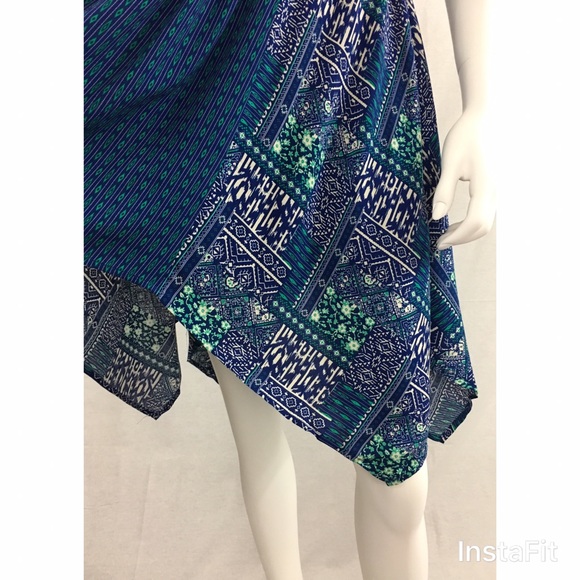 ❌Clearance❌Aztec Print Handkerchief Dress - Picture 8 of 8