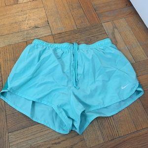 Lime Green Nike tempo shorts